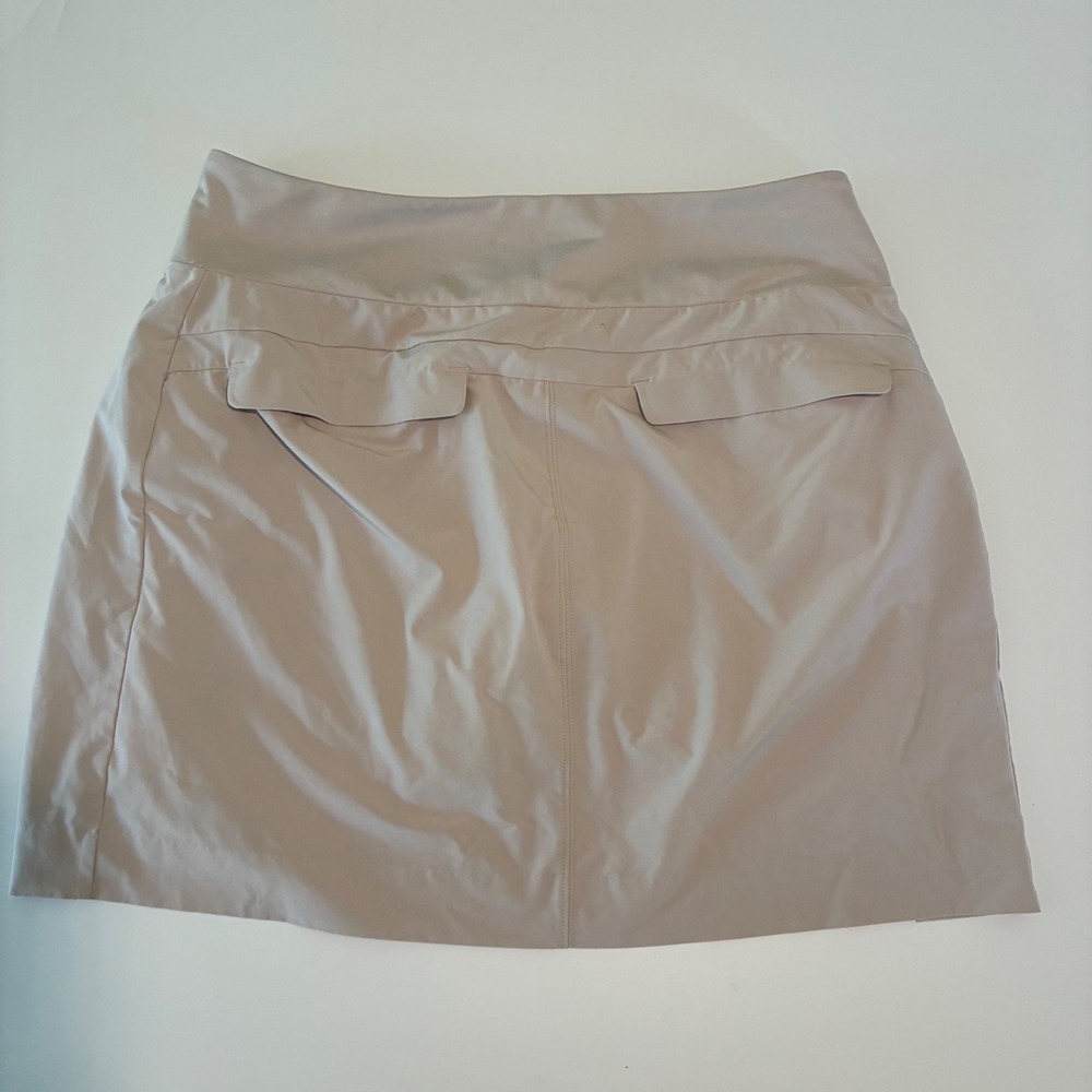 Athleta Soho Skort Size 10 Beige Active Golf Tennis Hiking Skort Womens - Picture 6 of 8